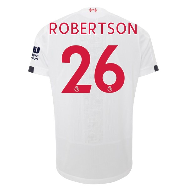 Maillot Football Liverpool NO.26 Robertson Exterieur 2019-20 Blanc